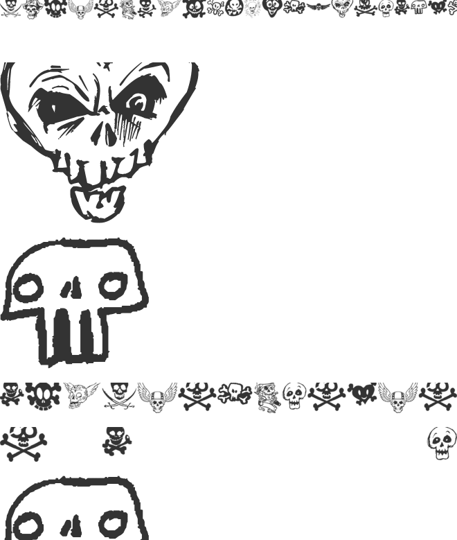 Tet de mor font preview