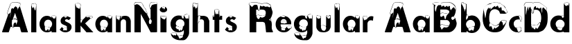 AlaskanNights Regular font