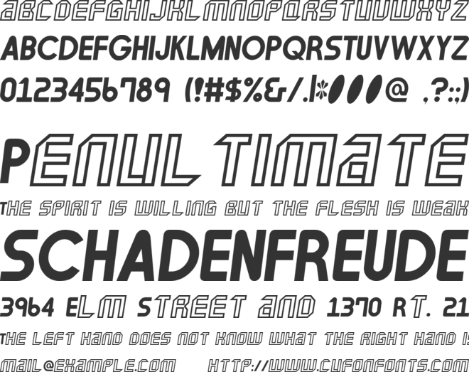 NiseGameGear font preview