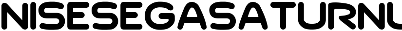 NiseSegaSaturnU Regular font