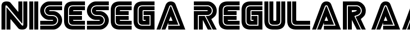 NiseSega Regular font