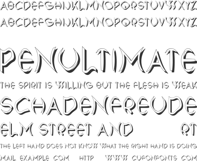 Maverick font preview