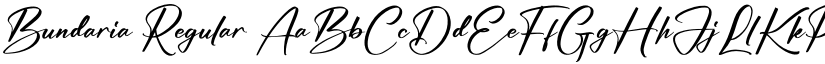 Bundaria Regular font