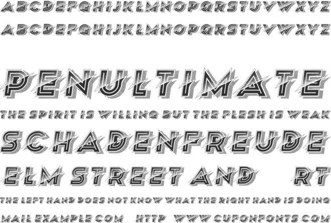 Astonish font preview