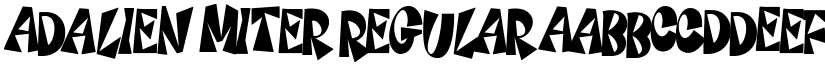 Adalien Miter Regular font
