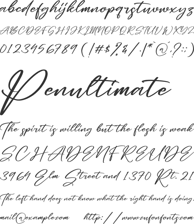 Busterdam Hunter font preview