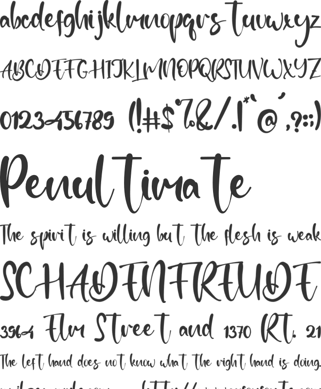 Starfall font preview