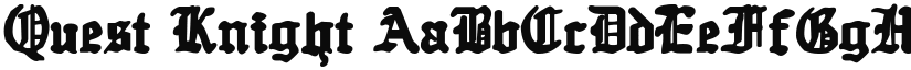 Quest Knight font download