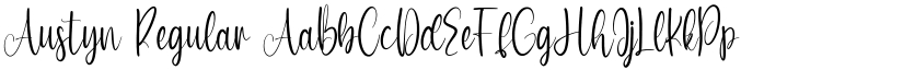 Austyn Regular font