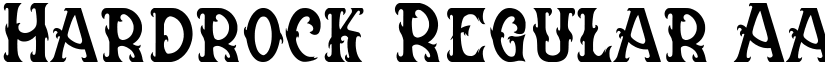 Hardrock Regular font