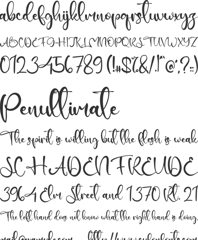 Cathedrall font preview