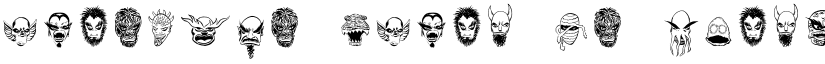 Monsters Among US Dingbats Regular font