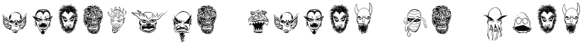 Monsters Among US Dingbats font download