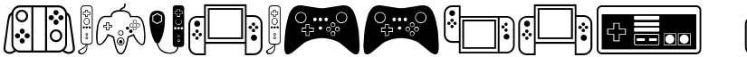 Controllers Regular font