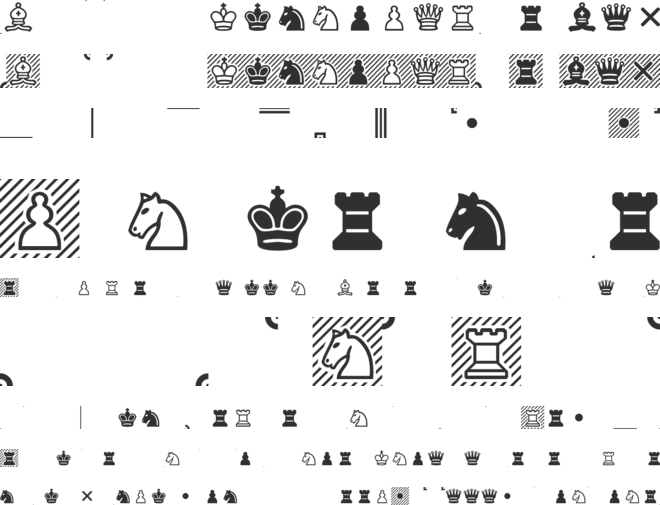 Chess Cases font preview