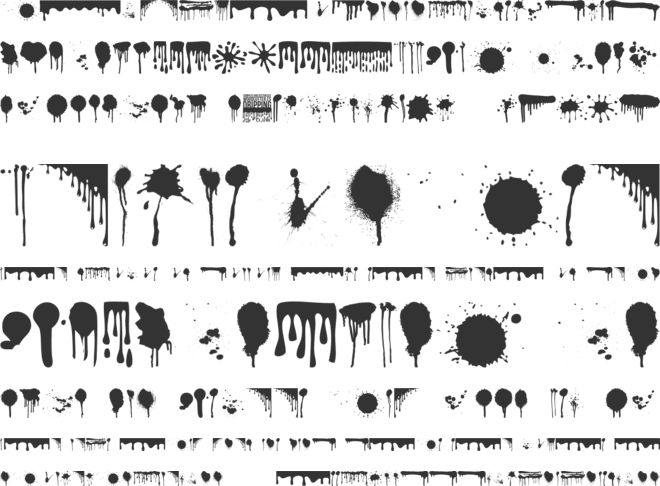 Dripping font preview