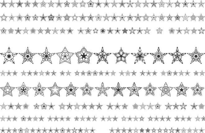 90 Stars BRK font preview