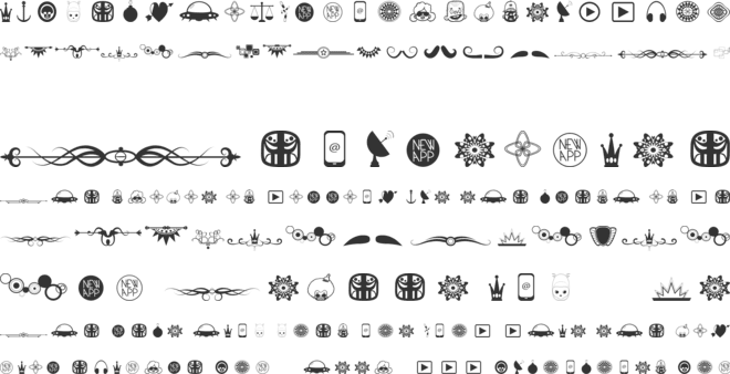 Ornament mix font preview