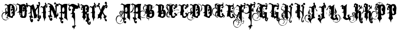 Dominatrix font