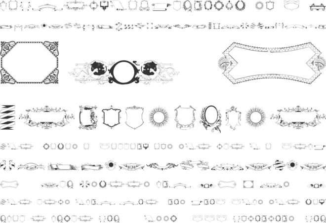 FreeRibbons font preview