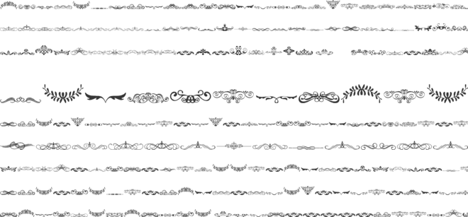 Vintage Decorative Signs 5 font preview