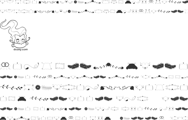 Florality font preview