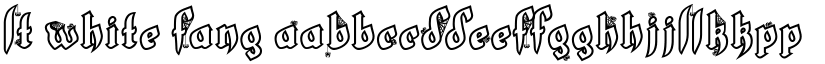 LT White Fang font