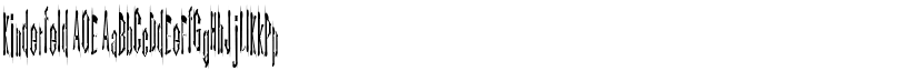 Kinderfeld AOE font