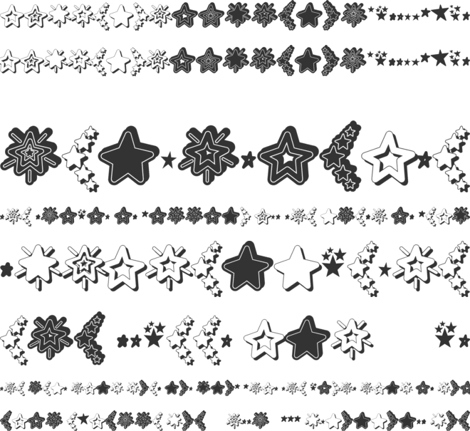 MF Star Dings 2 font preview