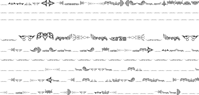 Vintage Decorative Signs 6 font preview