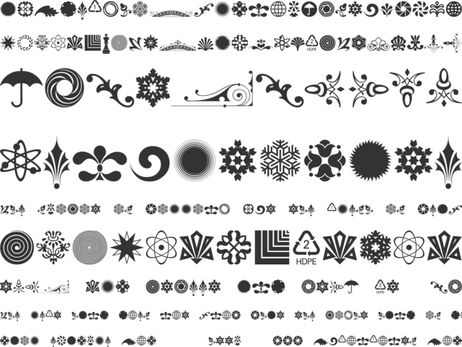 Cornucopia of Ornaments Four font preview