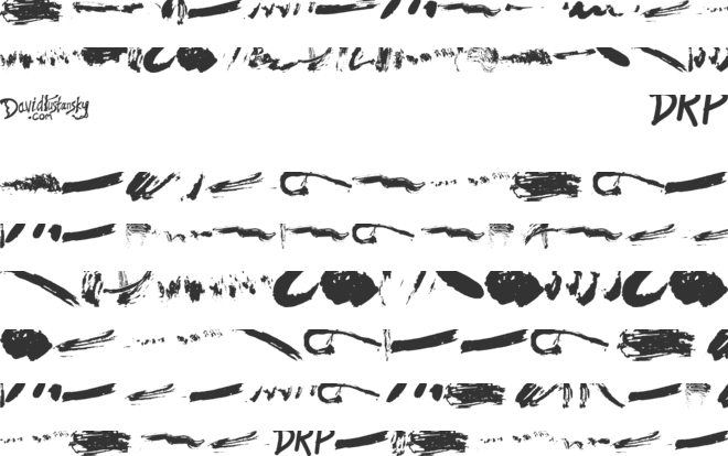 Brush Stroke Of Genius font preview