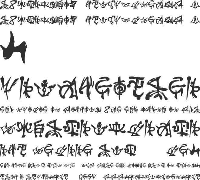AFonteParanormal font preview