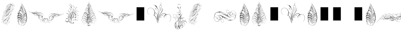Penmanship Feathers Regular font