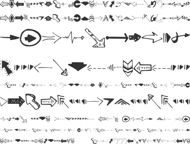 MixDirections font preview