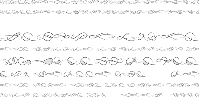 Vertige font preview