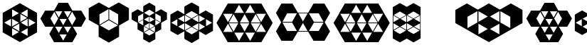 Hexagonos Regular font
