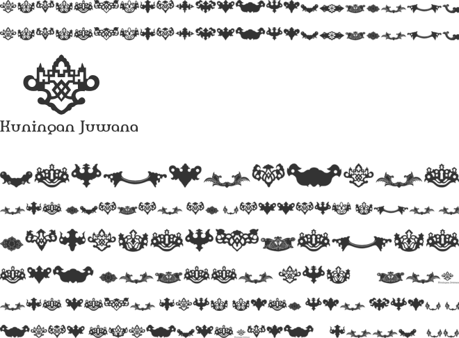 Djoewana font preview