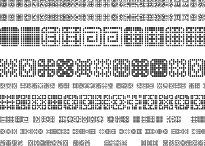 Tile Things font preview