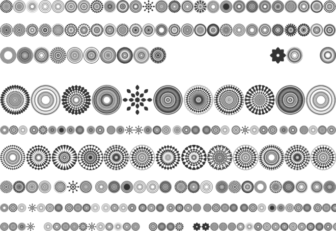 Mandalas pro 2018 font preview