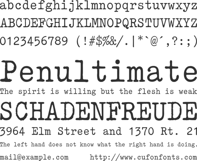 am_type1 font preview