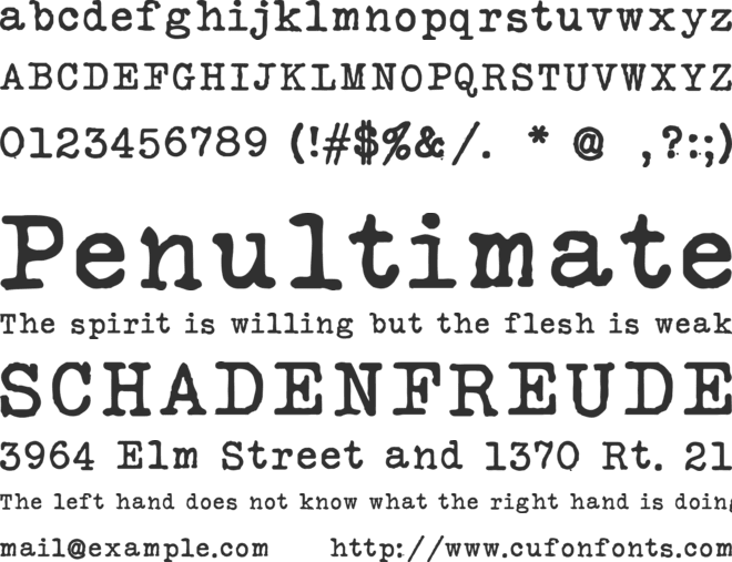 Silk RemingtonSBold font preview