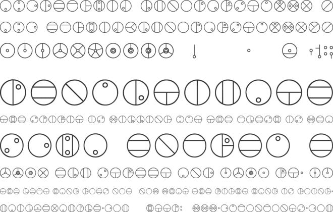 Bionicle font preview