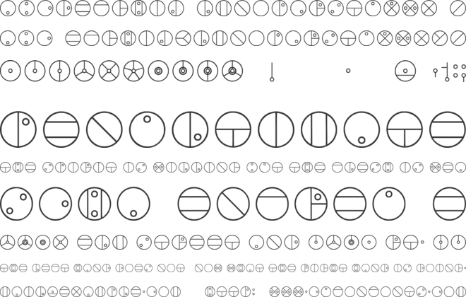 Bionicle font preview