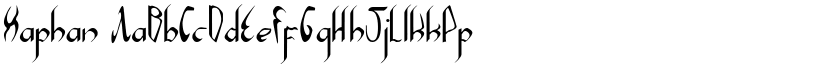 Xaphan font
