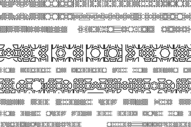 Opattfram01 font preview