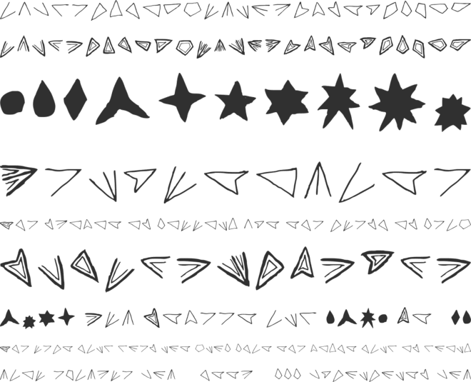 Aster Cipher font preview