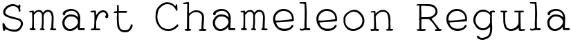 Smart Chameleon Regular font
