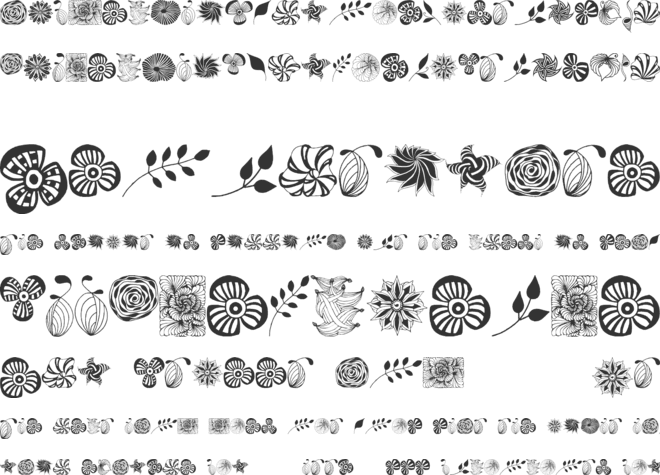 Dingfleur font preview
