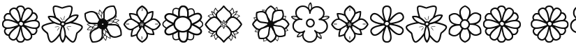Second Flowers St font download